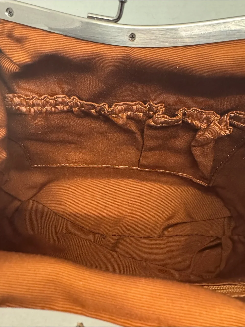 Patricia Nash Laureana Scalloped Raffia Frame Bag - Picture 10 of 11